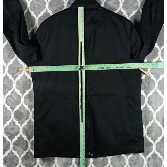 Ben Sherman Plectrum Jacket Mens XL Black Hooded Quilted Lined Field Coat - Picture 8 of 11